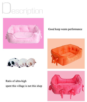 Cute Bow Princess Pet Bed Cutie Pets