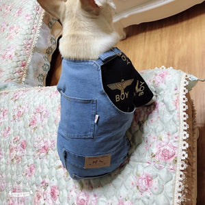 Dog One Piece Jeans  Cutie Pets