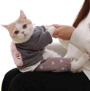 Pet Dog Clothes Cat Pringting Warm Coat Cutie Pets