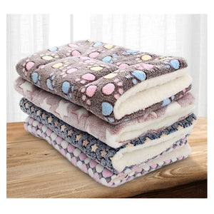 Soft Warm Dog  Cat  Fleece Blanket Mat Cutie Pets