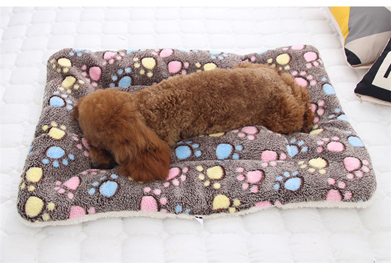 Soft Warm Dog  Cat  Fleece Blanket Mat Cutie Pets