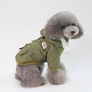 Winter Dog Jacket Coat Hooded Pets Puppy Clothing Hoodies Cutie Pets