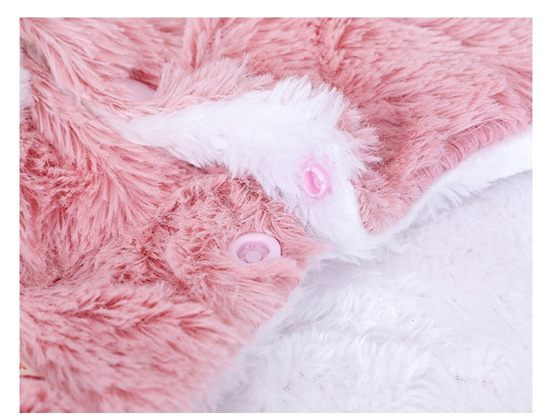 Cat Clothes Winter Pet Puppy Kitten Warm Coat Jacket Cutie Pets