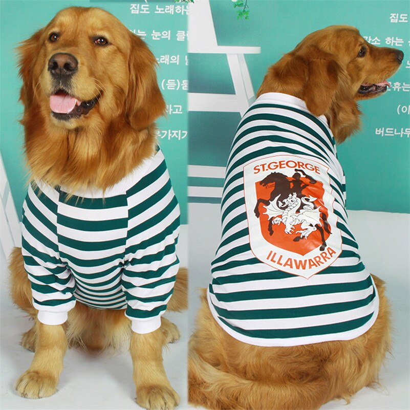 Big Dogs Pets Clothing Bulldog Horse Print Clothes Cutie Pets
