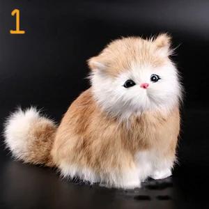 Real Hair Cat Dolls Simulation animal toy meowth furreal pets Cutie Pets
