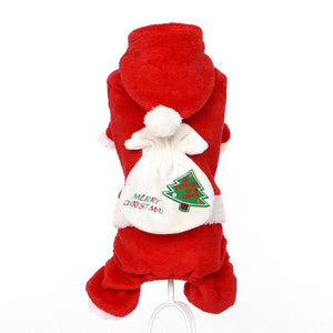 Christmas Suits Soft Santa Claus Costume Cutie Pets