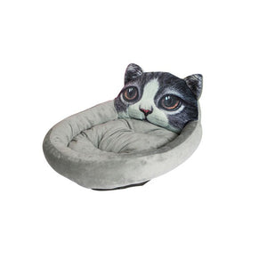 Cartoon Pet Dog Bed Warm Winter Cat Bed Cutie Pets