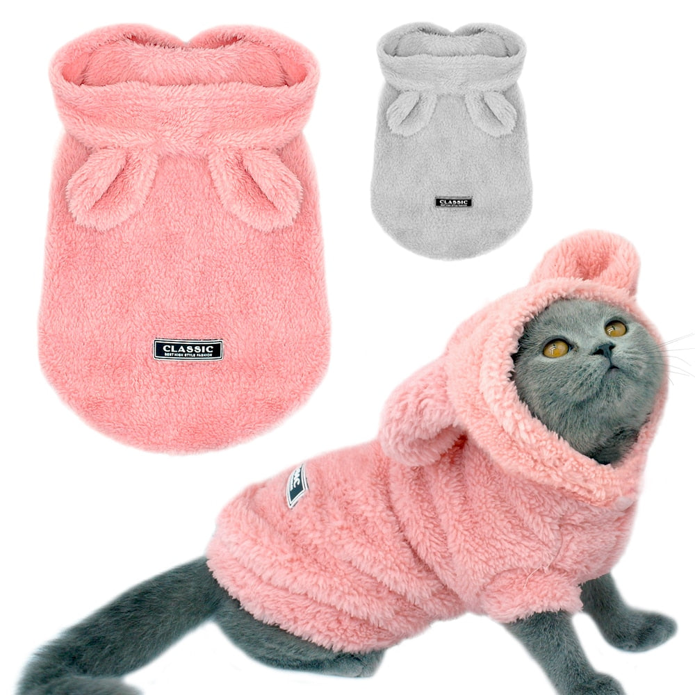 Warm Cat Clothes Winter Pet Puppy Kitten Coat Jacket Cutie Pets